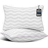 Dreamara Pillows Queen Size Set of 2 - Hotel Collection Bed Pillows with Down Alternative Fill, Soft & Supportive for Side, Stomach & Back Sleepers, Fully Machine Washable & Adjustable Loft Design