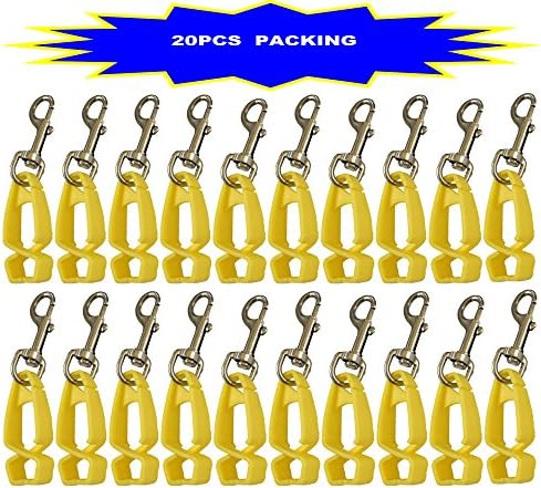 AT07 Safety Guard Glove Clips Belt Clips,Utility Catcher Clip Hook Belt Clips, Glove Carrier Clips, Safety Clips for Glove,Helmet, Earnuff, Mask, Cable, Cord, Rope (20 PCS PACK)