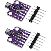 hiBCTR 2-Pack BME680 4-in-1 Environmental Sensor Module, 5V | Temperature, humidity, pressure, and VOC gas monitoring, for Arduino, Raspberry Pi, ESP32 air quality projects