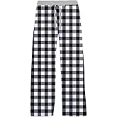 Remimi Girl Boy Plaid Pants Drawstring Summer Casual Loose Bottoms 5-14 Years