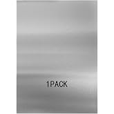 Lenslux 430 Stainless Steel Metal Plate, Suitable for Magnetic Installation Plate Walls, Suitable for Metal Plates in processes, Kitchens, and Offices (1, 0.5mm Thick, 12 x 6 x 0.02 Inch)