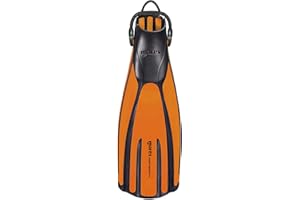 Mares Unisex Adults Avanti Quattro + Diving Fins - Durable Efficient Versatile Open-Heel Scuba Fins with Four-Channel Design & Bungee Strap