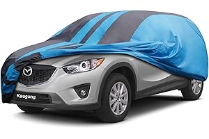 Kaugung Car Cover Waterproof Custom Fit Mazda CX50 CX-50 CX-5（2012-2025）, Full Exterior Cover for Automobiles Lightweight Resistant Outdoor Sun UV Rain Dust Snow Wind Protection.