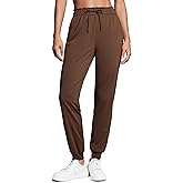 CRZ YOGA 4-Way Stretch High Waisted Joggers for Women Casual Dress Work Workout Pants Pockets