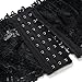 Sensphi Women's Lace Garter Belts and Stocking Sets (Black)