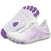 Hike Barefoot Shoes for Women Men with Wide Toe Box, Healthy & Non-Slip Breathable Barefoot Water Shoes Beach Pool Aqua Swim Surf Hiking Walking Shoes