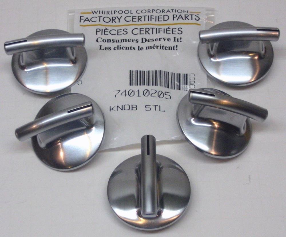 Cooking Appliances Parts 74010205-5 PACK Burner Knob for Jenn Air Gas Range Cooktop PS2087581 AP4099387