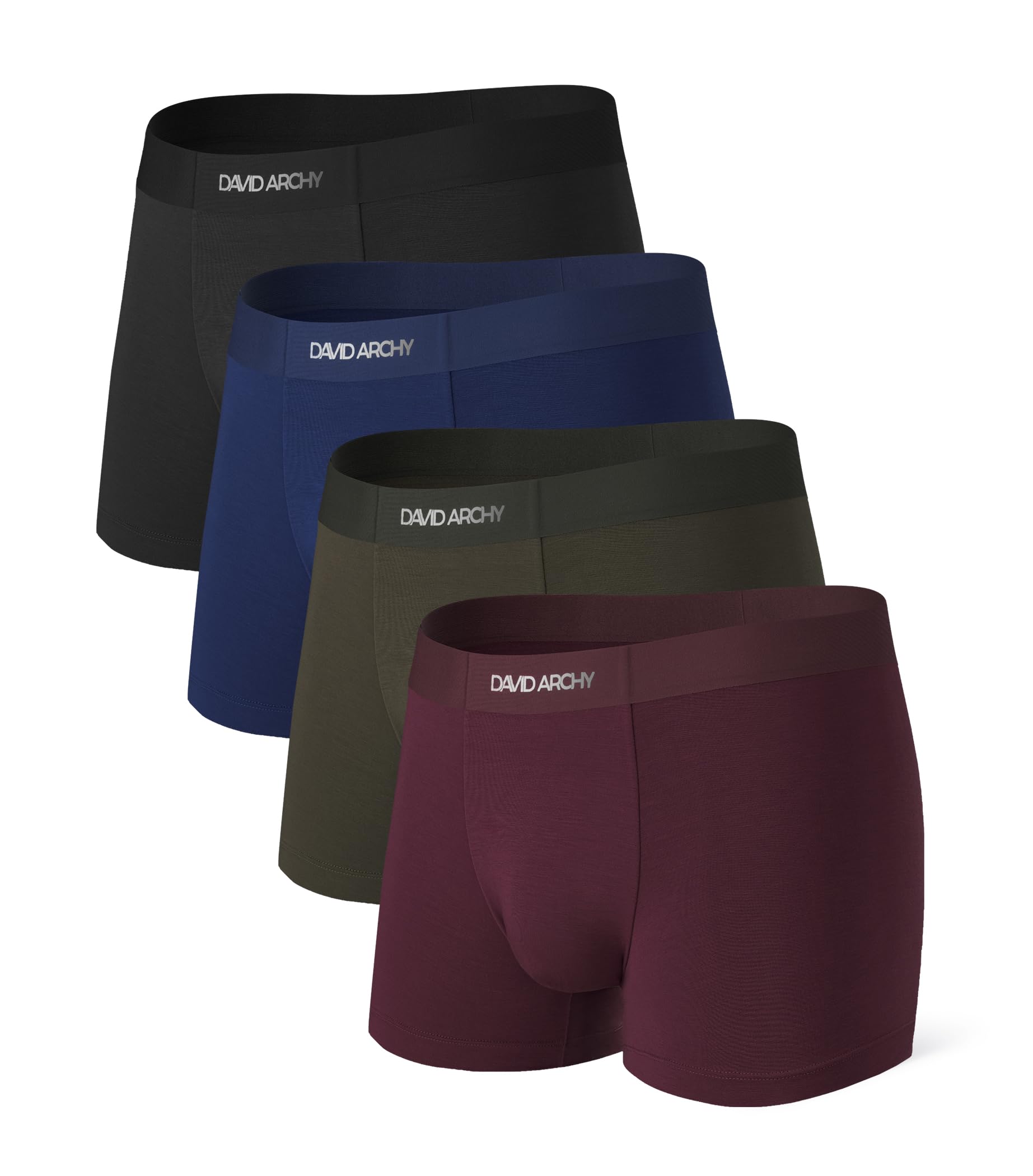 DAVID ARCHY Mens Underwear Trunks Comfortsoft