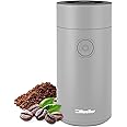 MuellerLiving Electric Coffee Grinder for Spice, Nut, Herbs and Coffee Beans, Sharp Blade, Stainless Steel - Gray