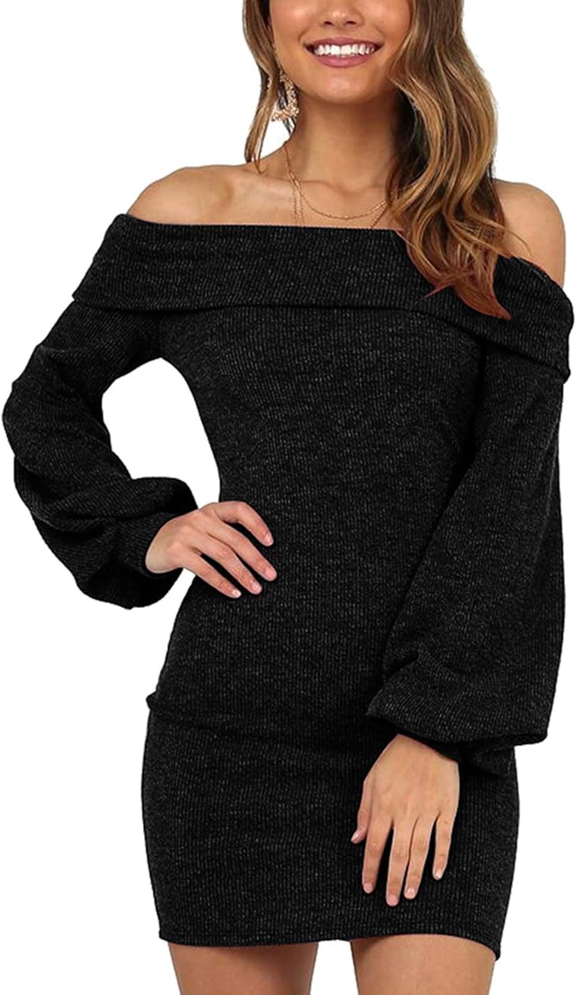 off shoulder body fit dress