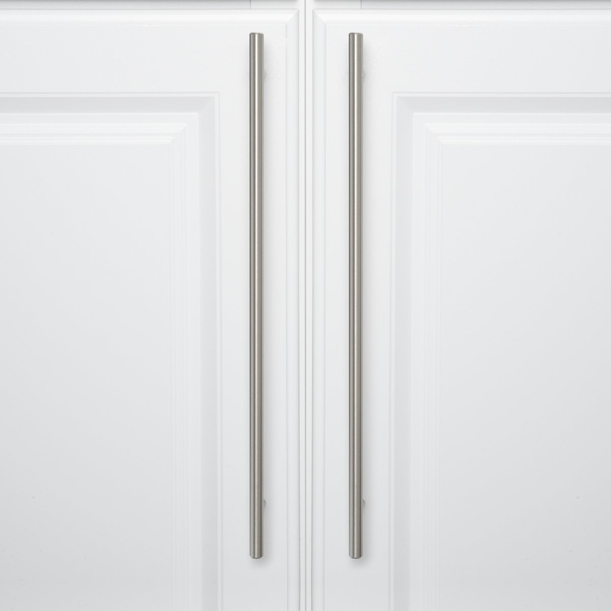 Tirador de armario en forma de barra 9,52 mm de diámetro Negro liso