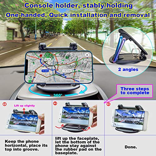 image for aneaseit Cell Phone Holder for Car Dashboard, (2nd Gen Plus) Car Phone