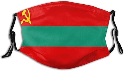 Download Amazon.com: Transnistria Flag Face Cover Reusable Windproof Bandanna Mask with 2 Filter for Men ...