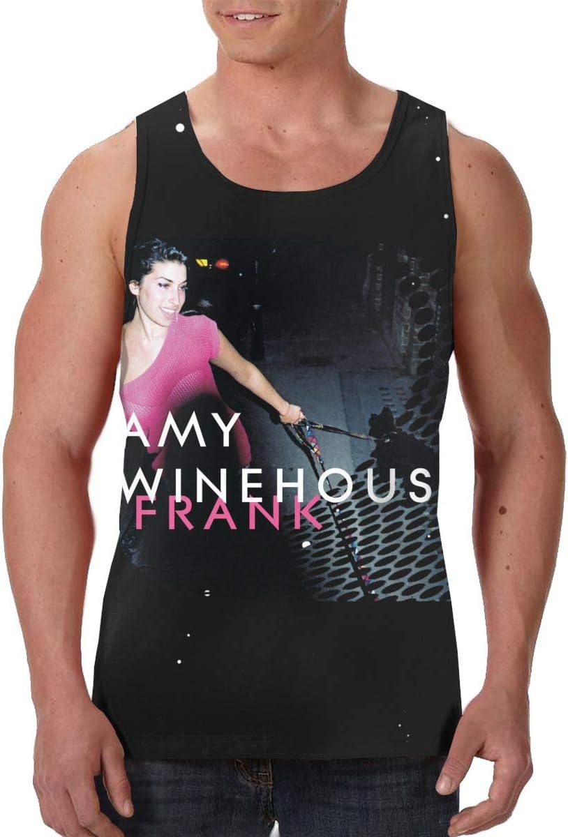 GavinP Men's Amy Winehouse Frank Classic Vest Tank Top Shirts