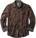 CQR Men's Flannel Button Down Shirts, Soft Cotton