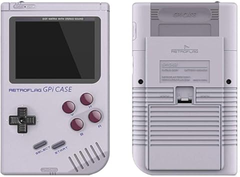 AKNES caso del gpi con frambuesa pi cero w & frambuesa pi disipador de calor con el sistema de altavoz de tarjeta sd de 32 gb retra del juego portátil