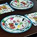 WERNNSAI Hawaiian Luau Party Supplies - 48 PCS Luau Plates And Napkins Tropical Tiki Birthday Decorations Hawaiian Paper Plates Tableware Set for Summer Pool Beach Party Serves 16 Guests