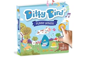 Ditty Bird | Funny Songs | Interactive Musical Book for toddlers 1- 3 | Sound book for 1 year old | baby gift with music