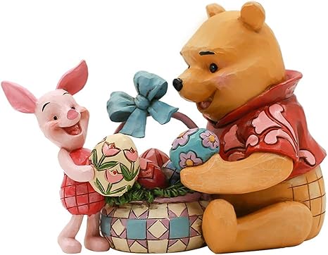 Amazon Co Jp 手作りアニメキャラクターモデルキットイエローベアそしてピンクのブタは ホーム装飾a贈り物やaコレクションとして使用することができます H 6 22 ホーム キッチン