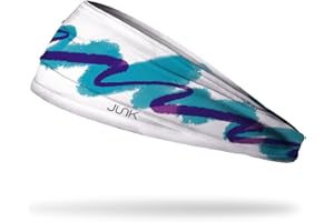 JUNK Brands Big Bang Lite Headband - Moisture-Wicking, Performance Fabric, Non-Slip, Sports Sweatband for Men & Women - One Size - Jazzy