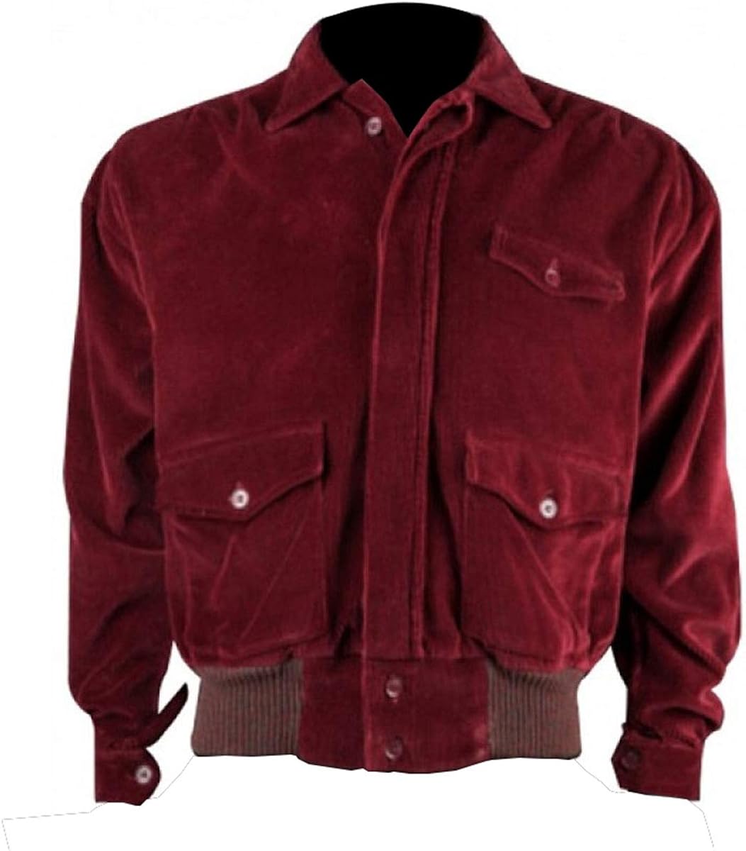 STBFashions Mens Red Corduroy Jacket Amazon.co.uk Clothing