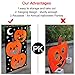 AerWo Halloween Toss Game, Pumpkin Bean Bag Toss Game with 3 Bean Bags, Kids Party Game, Perfect for Halloween Themed Party Supplies