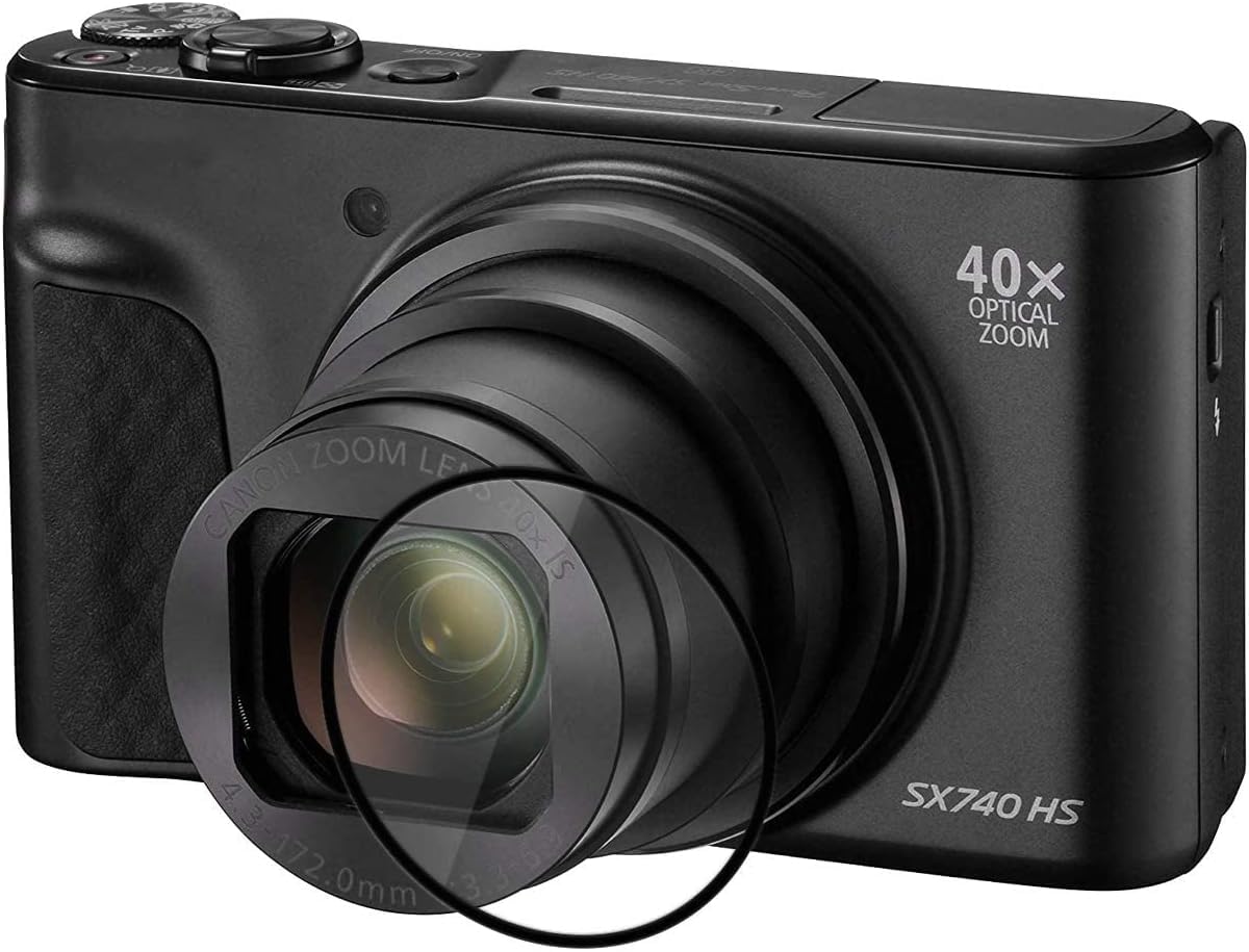 MUZIRI KINOKOO 40mm Filter for Canon SX740 SX720 SX710 HS Digital Camera - Ultra Slim High Clarity Lens Protection Filter for G7X II/G7X III/G5X II/ZS220/ZS110/ZS100/ZS200/ZS200D Camera (2 Packs)