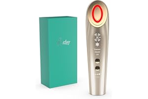 LEFAY Radio Frequency Skin Tightening Face Machine - Microcurrent Anti-Aging Face Massager Eye De-Puffing Device for Facial Neck Lifting, Firming, Toning, Wrinkle Puffiness Reduction, Upgraded Version