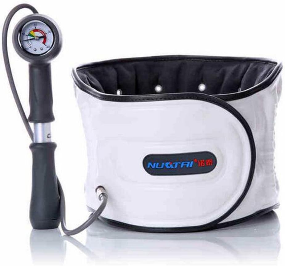 Waist support LPY-Lumbar Traction Device Protection Belt? Lumbar Disc Strain Prominent Manual Air Pump for Men and Women
