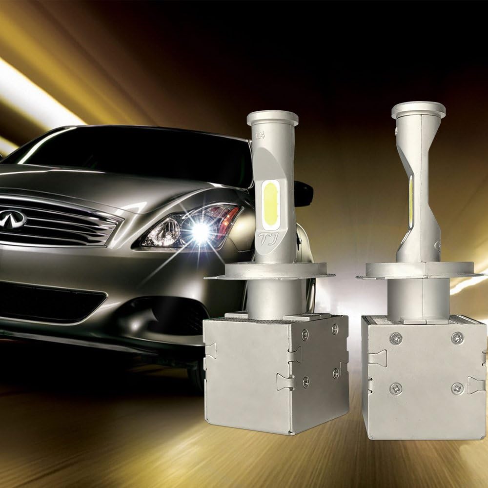 LED Headlight Bulbs D2/D4 Automotive LED Conversion Kit 6000k Cool White D4 8800LM 12V