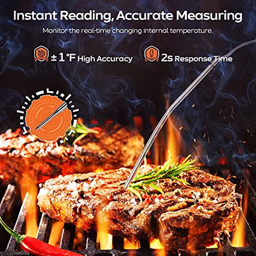 Pilita Digital Meat Thermometer for Cooking, 2022 Upgraded Touchscreen