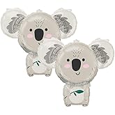 Set of 2 Adorable Koala Bear Jumbo 28" Foil Party Balloons by Anagram