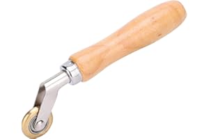 PVC/TPO/EPDM Welding Handheld Roller Single Ply Roofing Brass Penny Roller Flooring Corner Detail Seam Roller Used for Pressi