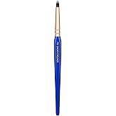 Bdellium Tools Professional Makeup Brush - Golden Triangle 716 Smoky Eyeliner - With All Vegan and Soft Synthetic Fibers, For Thick Lining (Blue, 1pc)