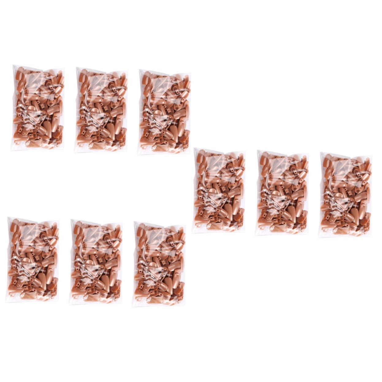 Beatifufu 900 pcs False Nails for Nail Manicure Fake Nails Reusable Practice Nails for Salon and Home Use