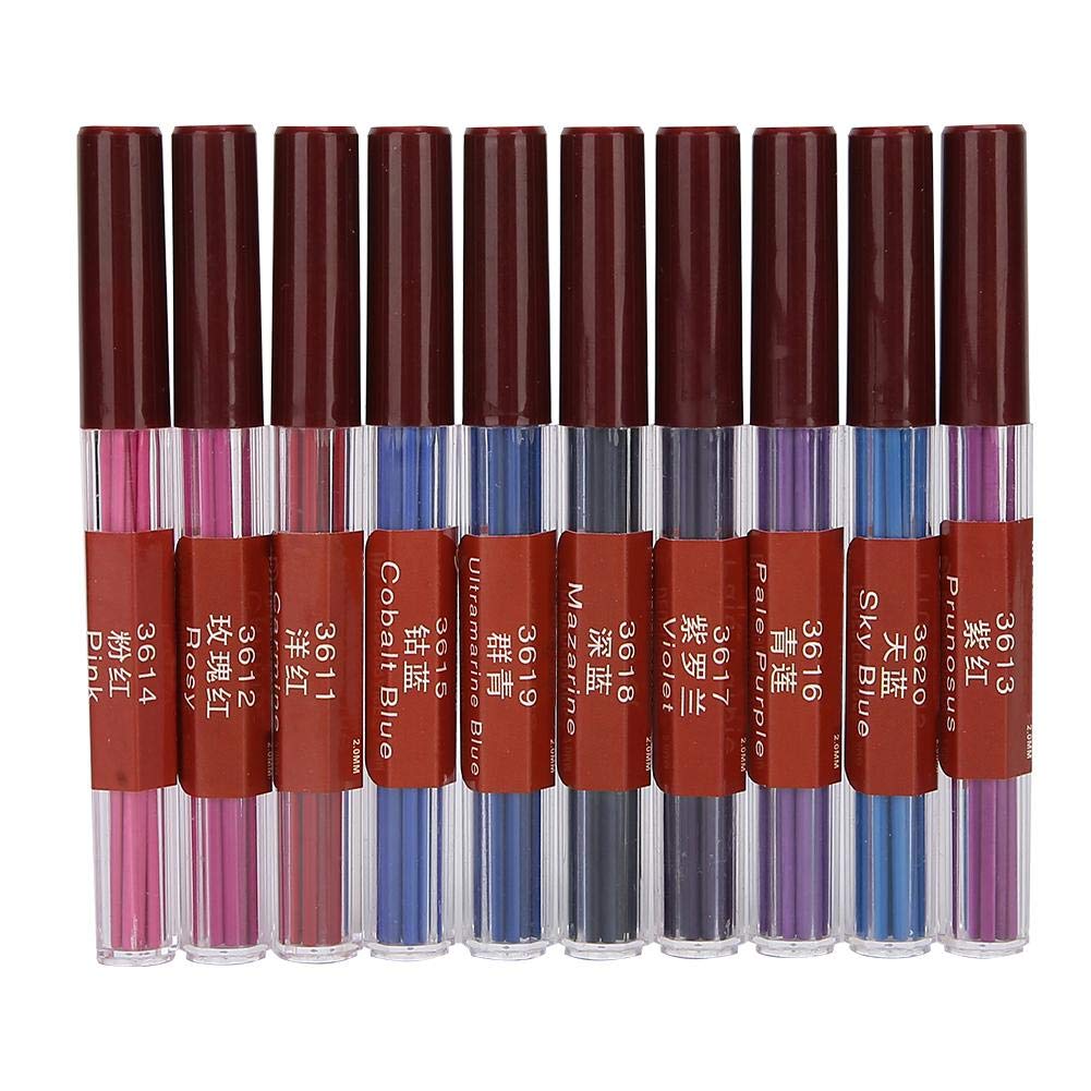 9 Assorted Colored Lead RefillsBold and 90 mm Tall Refill Mechanical Pencil Leads, 8pcs, 72Pcs 2.0MM Color Pencil Lead for Each Color Painting Tools