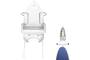 Alpinista Ironing Board Hanger Wall Mount Ironing Board Holder Wall Mount for Laundry Rooms Storage Organizer, White
