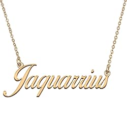 HUAN XUN Customized Custom Simple Any Name Necklace