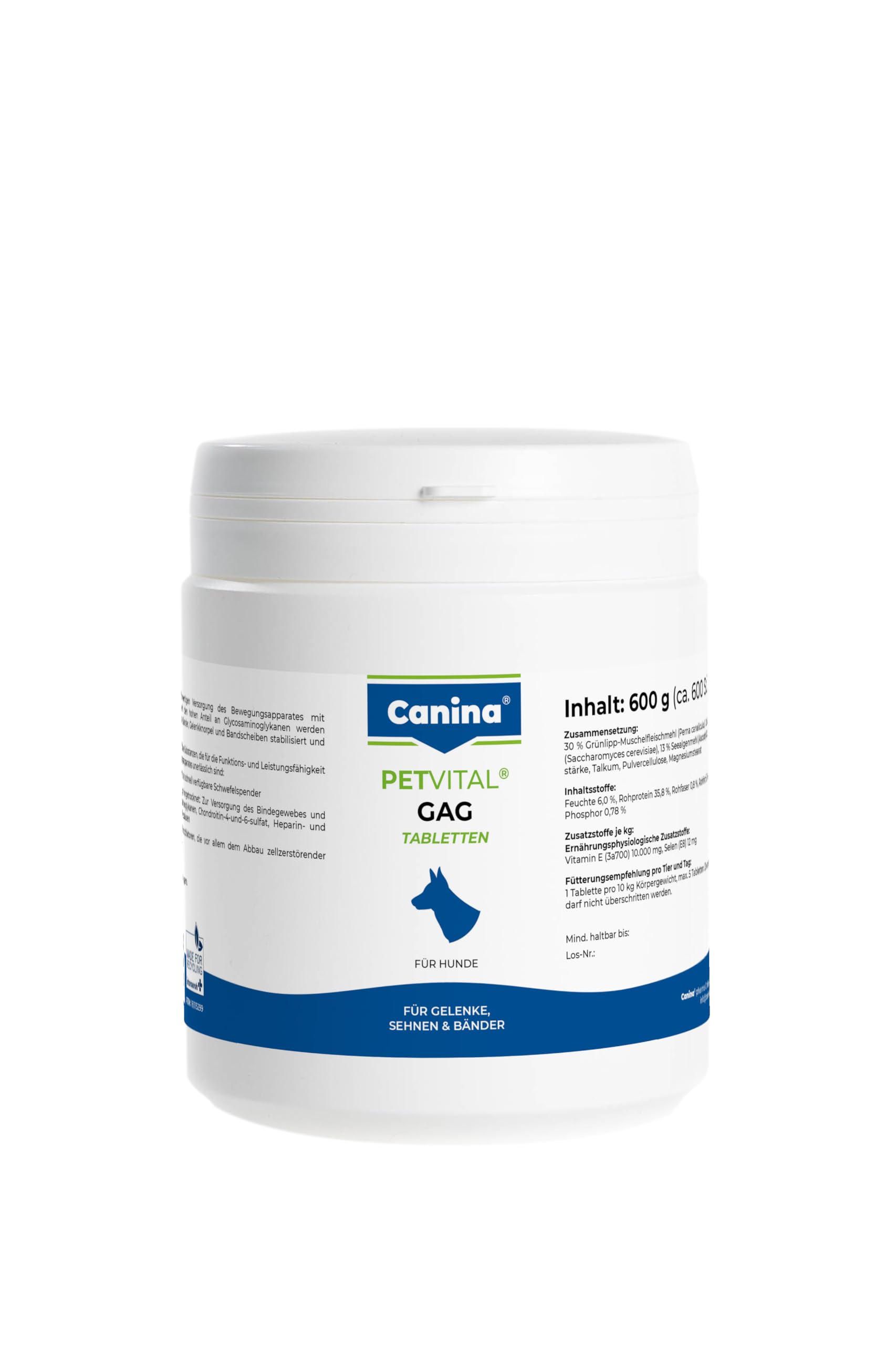 PETVITAL GAG Tabletten 600g