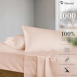 URBANHUT 1000 Thread Count 100% Solid Cotton