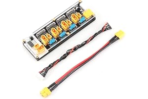 HGLRC Thor Lipo Battery Balance Charger Board Pro 40A XT60 XT30 Plug 2-6S Integrated with Lipo Discharger for IMAX B6 ISDT Q6 Nano HOTA D6 Pro P6