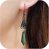 Gothic Bat Dangle Earrings Geometry Crystal Bat Earrings Punk Rock Style Bats Animal Earring Halloween Costumes Earring Jewelry for Women