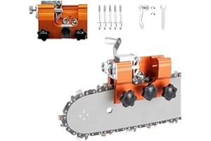 GENERIC Ultimate Chainsaw Sharpener Tool and Accessories Kit for Stihl and More! Chain Saw Blade & Saw Chain Sharpener Jig, Carbide Sharpener, 5PCS Sharpening Stones – Essential Chainsaw Accessories and Tools