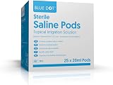 Blue Dot Eye Wash Pods Pack of 25 0.9% Sodium Chloride Irrigation Capsules view 1