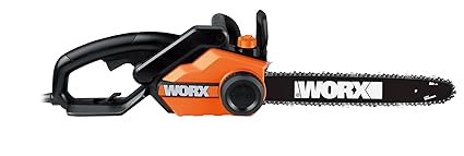 Worx Wg303 1 Powered Chain Saw 16 Bar Length Red