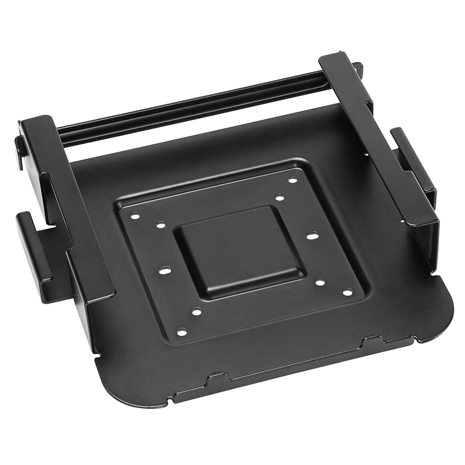 IMC03 Steel Mac Mini Mount -Compatible Wall/Under-desk/LCD Arm Bracket Mounting Enclosure w/Anti-theft Security Bar — image 1
