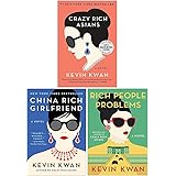 Kevin Kwan Crazy Rich Asians Trilogy Collection 3 Books Set Pack (Crazy Rich Asians, China Rich Girlfriend, Rich People Probl