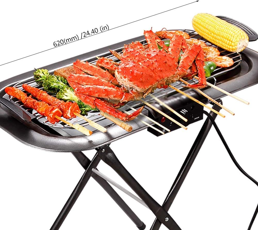 review Nologo W-XS1 Electric Barbecue Grill,2000W High Power,Worry-Free Design,High Firepower,Can Be Fried and Baked A Variety of Delicious,Suitable for Home Kitchen and Outdoor Barbecue,Convenient