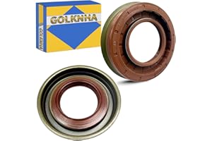 GOLKNHA Rear Axle Wheel Seal Driver & Passenger Side Pair for Ford F-150, F-250, Lincoln Mark LT, Blackwood, Navigator (9.75 RG) Compatible with 1997-2013 Models