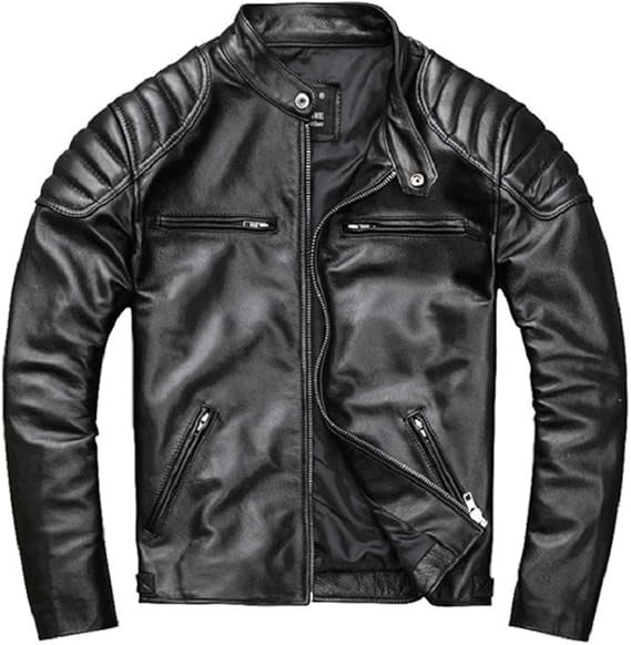 Amazon Jcstory レザージャケット本革 ライダース ジャケット メンズ ラム革 牛革 シングル ブラック ショート丈 バイクジャケットブルゾン 革ジャン 黒 牛革製 4xl コート ジャケット 通販